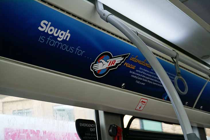 First Berkshire Volvo 7900H 69924 interior Thunderbirds